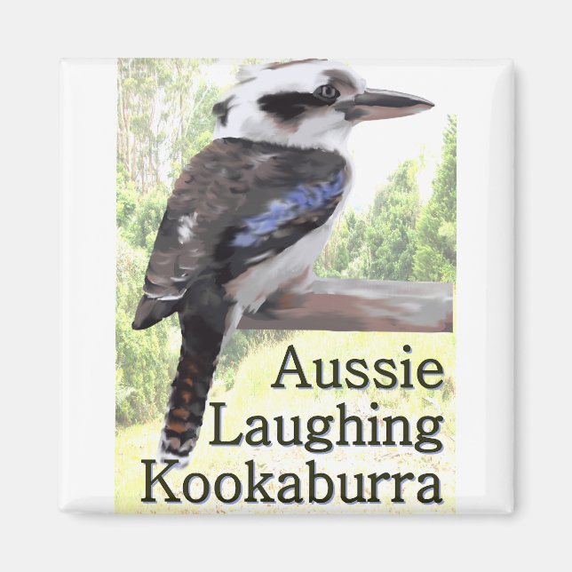Imán Aussie Laughing Kookaburra (Frente)