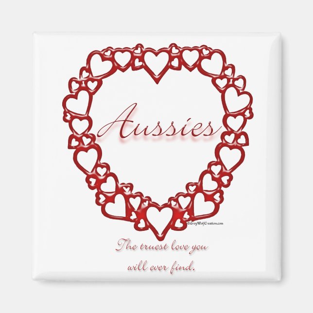 Imán Aussie True Love (Frente)
