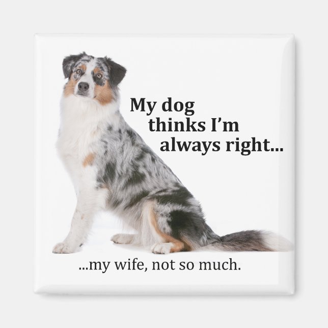 Imán Aussie v Wife Magnet (Frente)