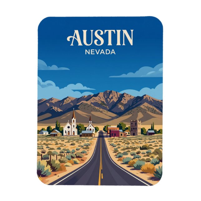 Imán Austin EE. UU. (Vertical)