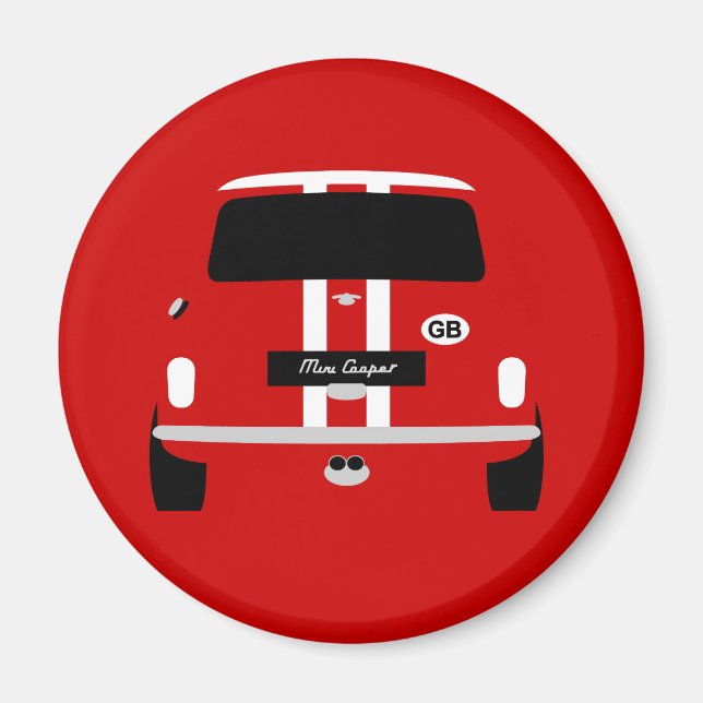 Imán Austin Mini Cooper, original clásico (Frente)