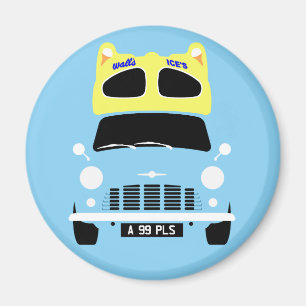 Imán Austin Mini helado Van
