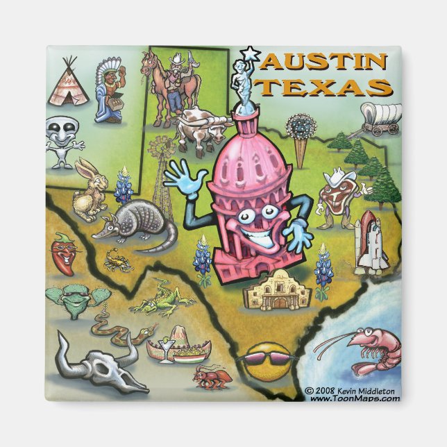 Imán Austin TX (Frente)