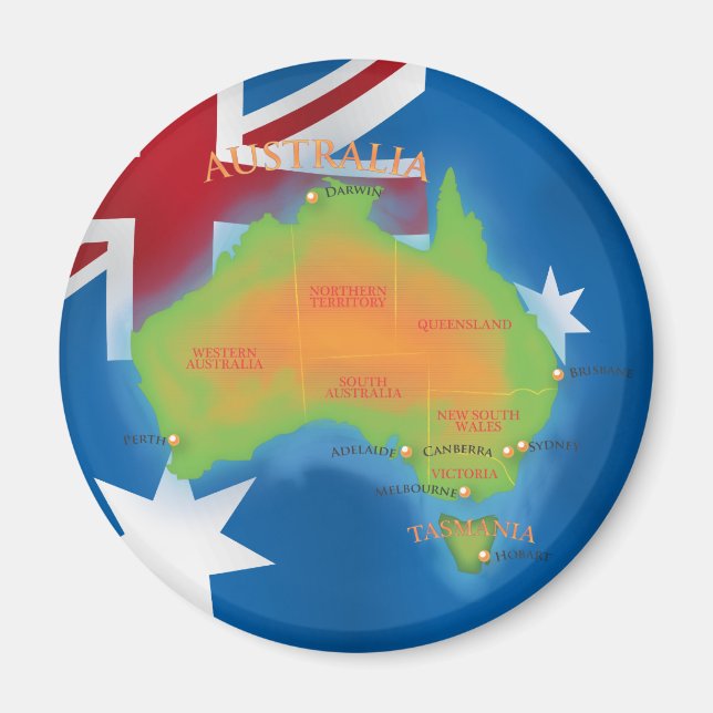 Imán Australia (Frente)