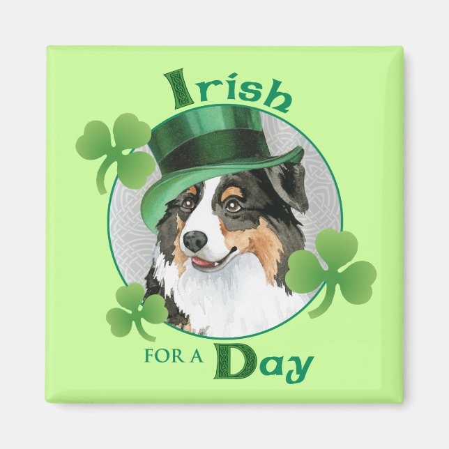 Imán Australia del Día de San Patricio (Frente)