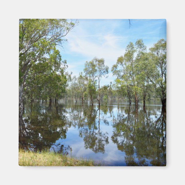 Imán Australia El río Murray, (Frente)