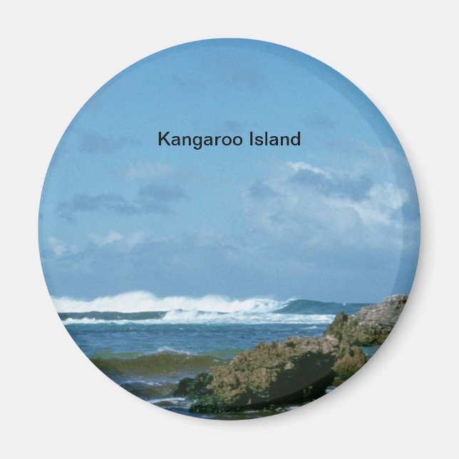 Imán Australia: Isla de los Canguros (Frente)
