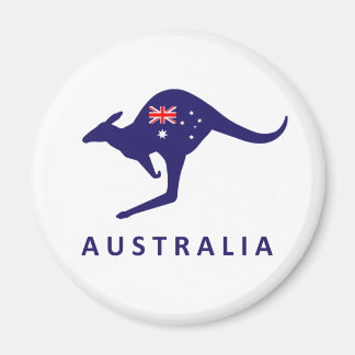 IMÁN AUSTRALIA KANGAROO FLAG MAGNET