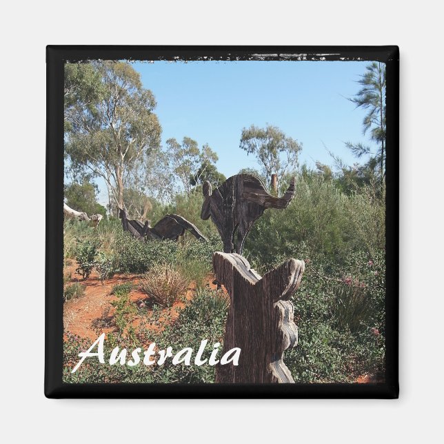 Imán Australia - Kangaroo (Magnet) (Frente)