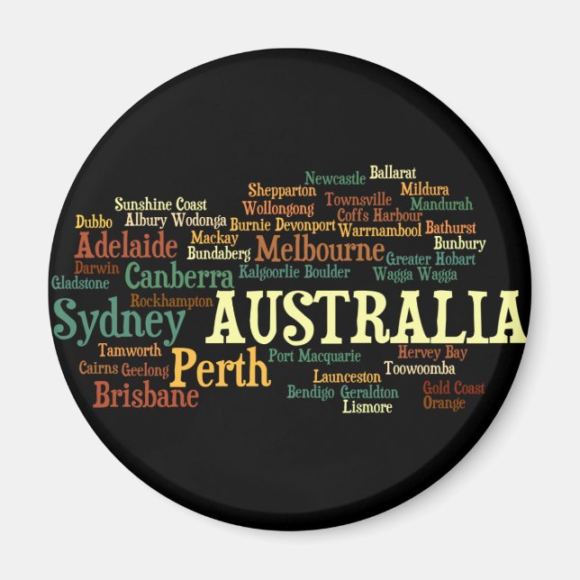 Imán AUSTRALIA Magnet (Frente)