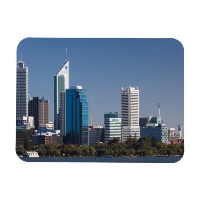 Imán Australia, Perth, paisaje urbano de la ciudad desd (Horizontal)