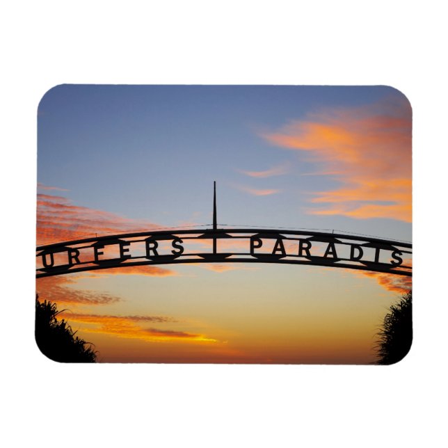 Imán Australia, Queensland, Costa de Oro, Amanecer, (Horizontal)
