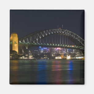 Imán Australia, Sídney. Puerto de Sídney por la noche.