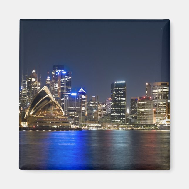 Imán Australia, Sydney. Horizonte con Casa de la Ópera  (Frente)