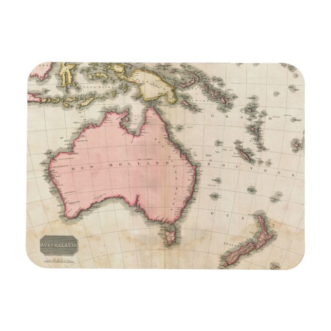 Imán Australia y el Pacífico sudoccidental (Horizontal)