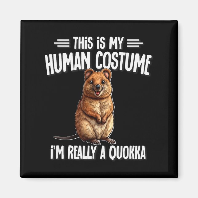 Imán Australian Animal Quokka Shirts &amp; Hoodies Cute (Frente)
