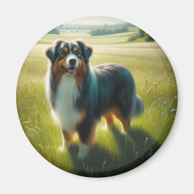 Imán Australian Shepherd (Frente)
