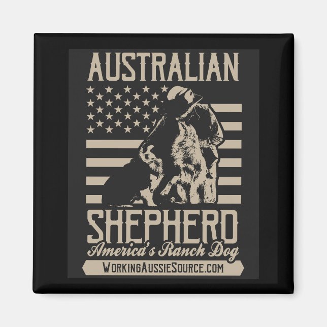 imán australiano de USA (Frente)