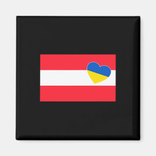 Imán Austria Apoya Ucraniano Ucrania Corazón Austriaco