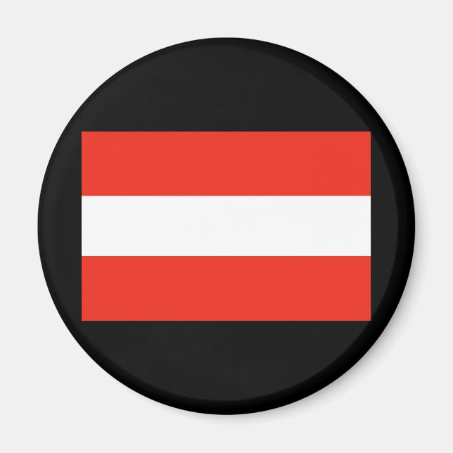 Imán Austria - Bandera / Österreich - Bandera (Frente)