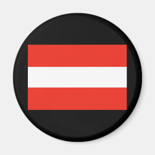 Imán Austria - bandera/Österreich - Flagge