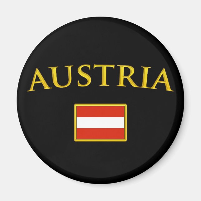 Imán Austria Dorada (Frente)