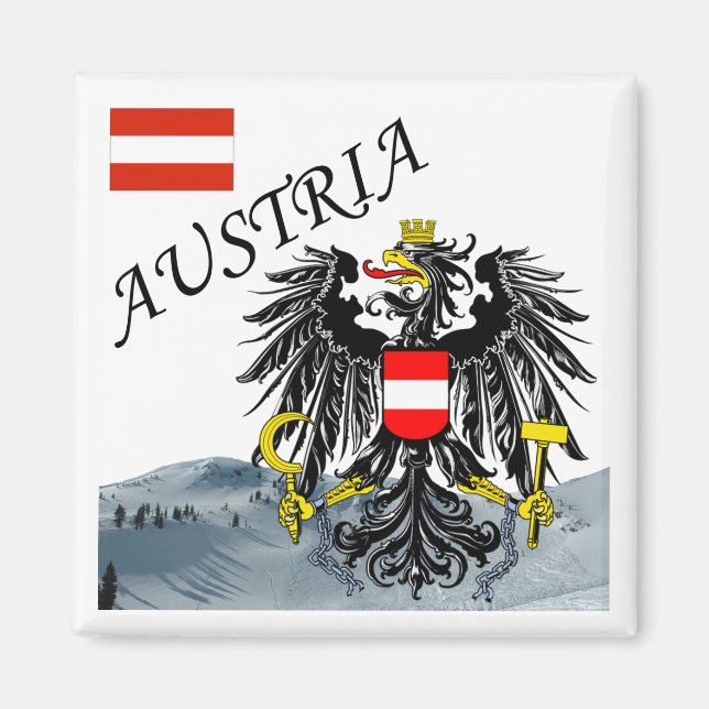 Imán Austria - Osterreich (Frente)