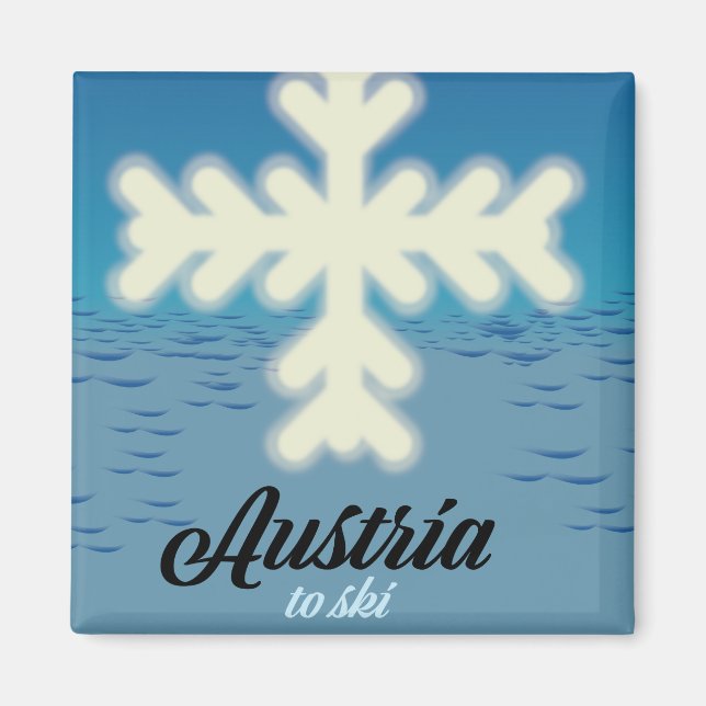 Imán Austria para esquiar (Frente)