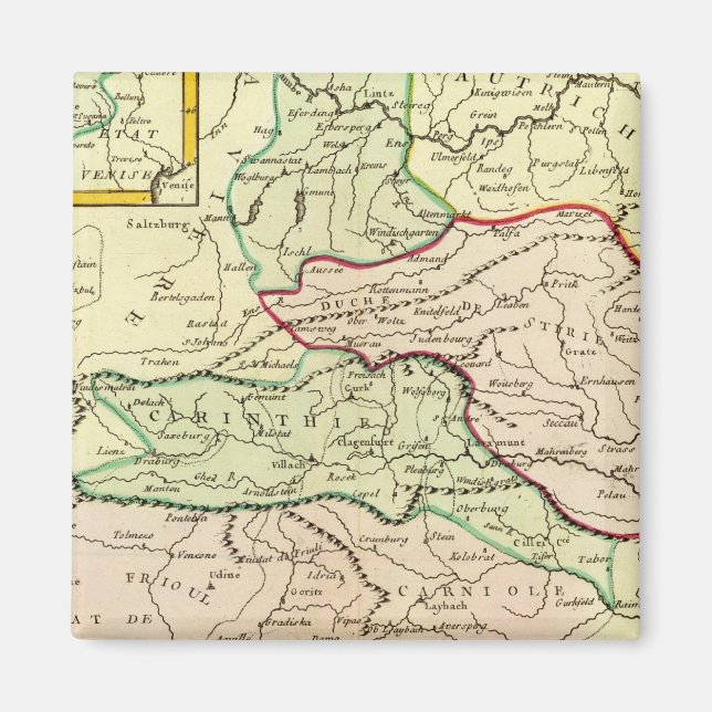 Imán Austria y Eslovenia (Frente)