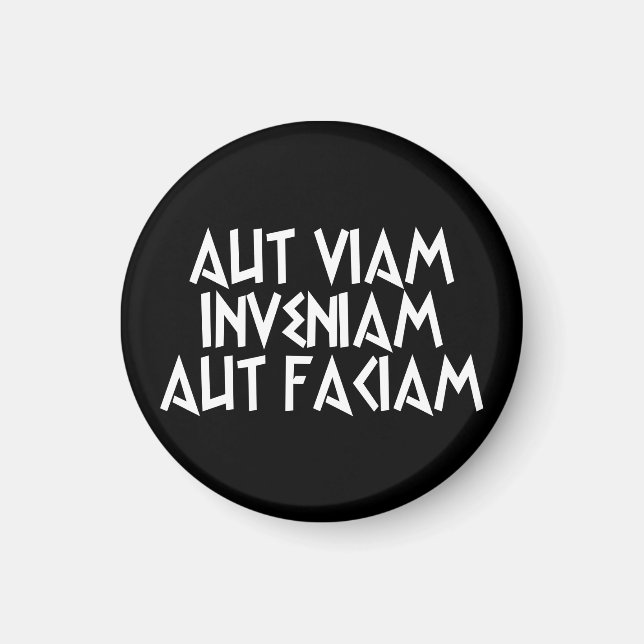 Imán aut aut viam inveniam faciam (Frente)