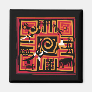 Imán Auténtico arte aborigen