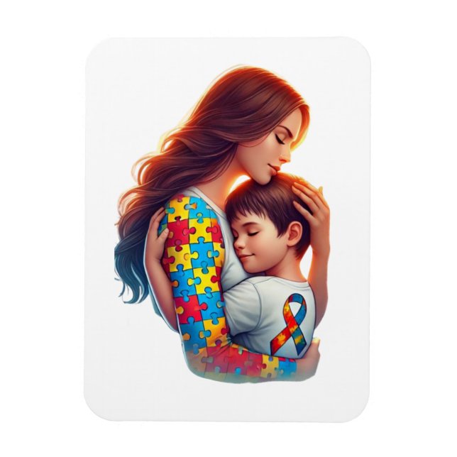 Imán Autism (Vertical)
