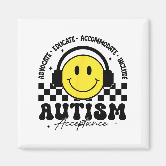 Imán Autism Awareness Aceptation Special Education Teac (Frente)