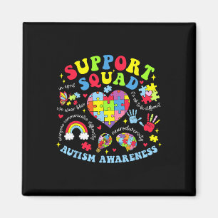Imán Autism Awareness Autism Support Squad Family Heart