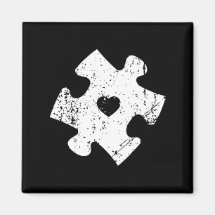 Imán Autism Awareness Puzzle Piece Pocket Shirt Autisti