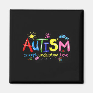 Imán Autismo Aceptar Comprender Amor Autismo Conciencia
