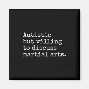 Imán Autismo Asd Aspie Karate Kung Fu Autista Marcial A