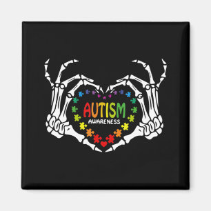 Imán Autismo Conciencia Amor Rompecabezas del Corazón