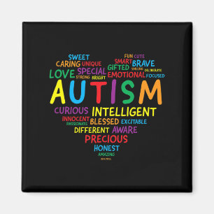 Imán Autismo Conciencia Autismo Autismo Autismo Corazón
