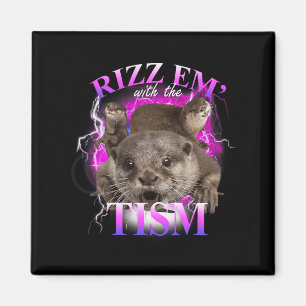 Imán Autismo Divertido Rizz Em Con El Tism Meme Autista