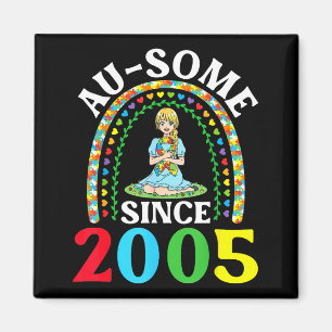 Imán Autismo Impresionante Asombroso Desde 2005 Feliz 2