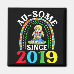 Imán Autismo Impresionante Ausome Desde 2019 Conciencia