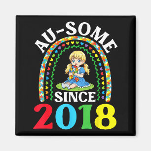 Imán Autismo Impresionante Genial Desde 2018 Conciencia