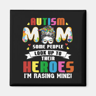 Imán Autismo Mamá Algunas personas miran a los héroes q
