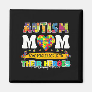 Imán Autismo Mamá Algunas Personas Miran Hacia Sus Héro