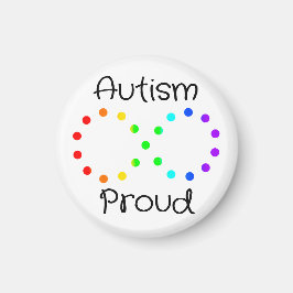 Imán Autismo Orgullosa Neurodiversidad Aceptación Arcoi