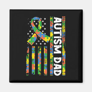 Imán Autismo Papá Discapacidades Mes Awarene