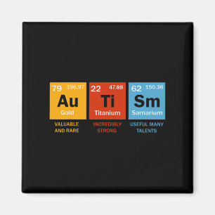 Imán Autismo Química Química Tabla periódica Elementos 