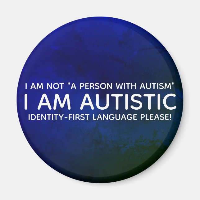 Imán Autista en Primera Identidad (Frente)