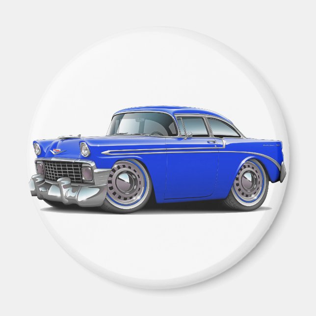 Imán Auto azul Chevy Belair 1956 (Frente)